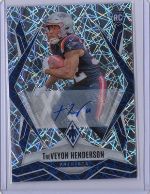2025 Panini Phoenix - Rookies TreVeyon Henderson #187 Lazer Autographs (AU, RC)