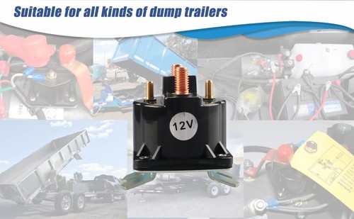 Kipper Anhänger Magnetventil 12V 100A Intervalldienstrelais für Hydrauliksysteme - Bild 9 von 9