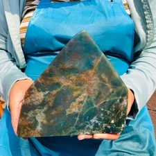 6.53LB natural Marine jasper quartz crystal free form mineral specimen Healing