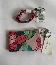 Vera Bradley Zip Id Case and Lanyard In Vintage Floral . NWT