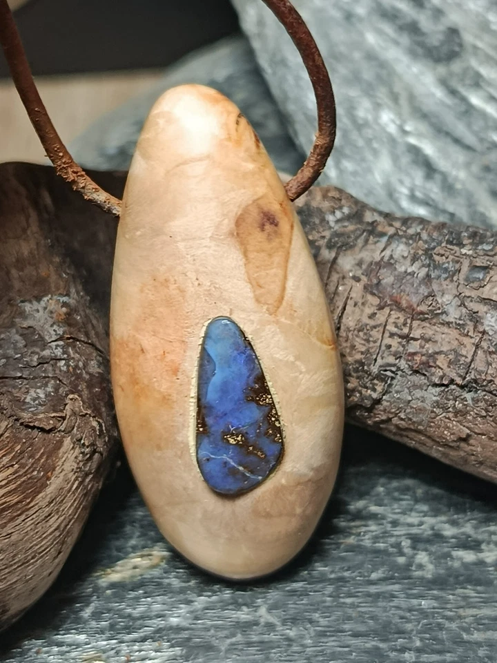 Baumperlen & Opal Anhänger