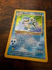 Pokemon Blastoise 2nd Edition SWIRL Holographic, Near Mint, Card 2/130, 2000 set