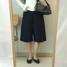 Women's Black Bermuda Shorts Casual Summer Pants Official