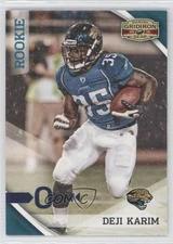 2010 Panini Gridiron Gear Rookie Platinum O's /25 Deji Karim #178 Rookie RC
