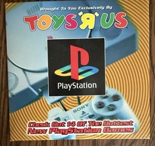 1998 Toys R Us PlayStation PS1 Demo Disc 14 Games NFR Not For Sale Original