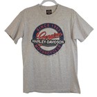 VTG SS '92 Harley Davidson T Shirt Grey Confetti R.K. Stratman Winchester VA Med