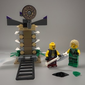 Retired LEGO Boulder Blaster #70747 Ninjago Eyezor Lloyd Minifigure and Trap