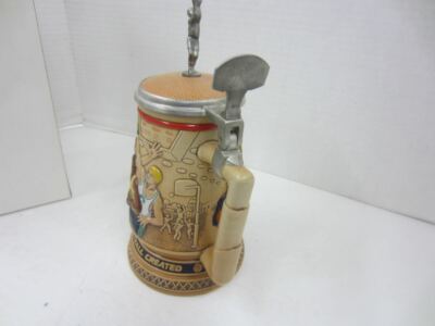 Vintage 1993 Avon A CENTURY OF BASKETBALL Lidded Beer Stein Sports