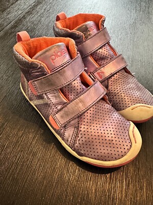 Plae Max purple Shiny Shoes Size Kids