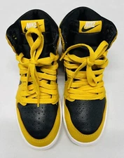 Nike Air Jordan 1 High Retro OG Pollen Black Yellow White Size 3Y