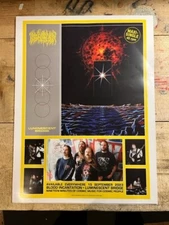 Blood Incantation ‎– Luminescent Bridge LARGE PROMO POSTER + CARD DEATH METAL