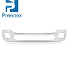 Chrome Steel Front Bumper For 2011-2016 F-250 F-350 Super Duty w/ Fog Light Hole