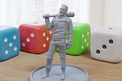 Negan - 3D Printed Minifigure for Zombie Post Apocalyptic Miniature Tabletop Gam