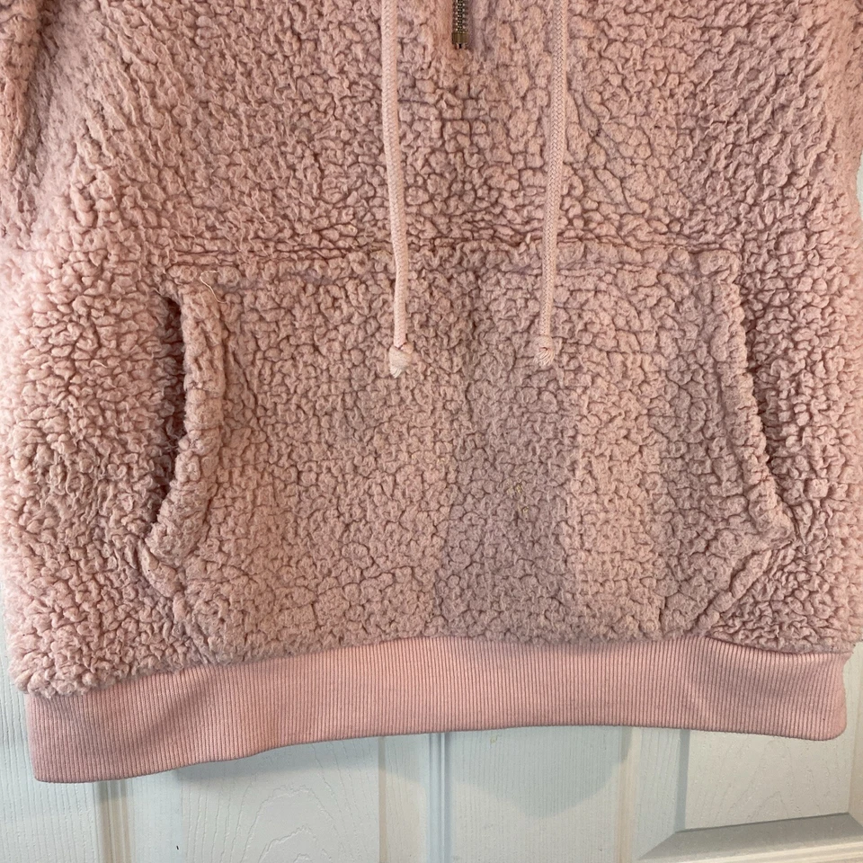 Moletom com capuz feminino No Bounaries júnior M 7-9 Sherpa bolso quarto zíper divertido - Imagem 2 de 4