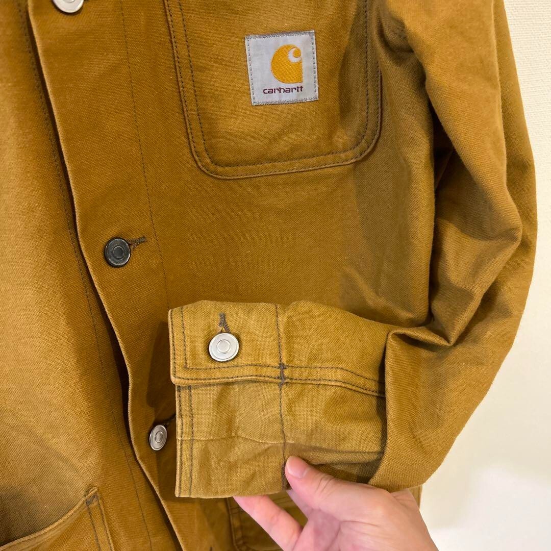 Carhartt APC coverall collaboration jacket light brown Model Size