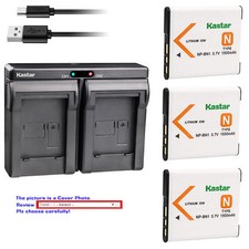 NP-BN1 BC-CSN Battery or Dual Charger for Sony Cyber-shot DSC-TX5 TX55 TX66 TX7