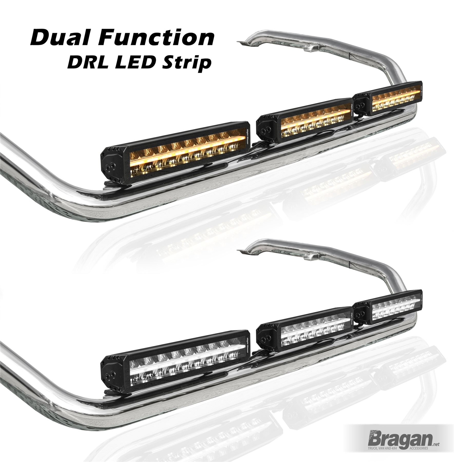 Luce Tettuccio Barra + 43.2cm Notte Giacca Doppia Fila LED x3 per Man TGA Xlx