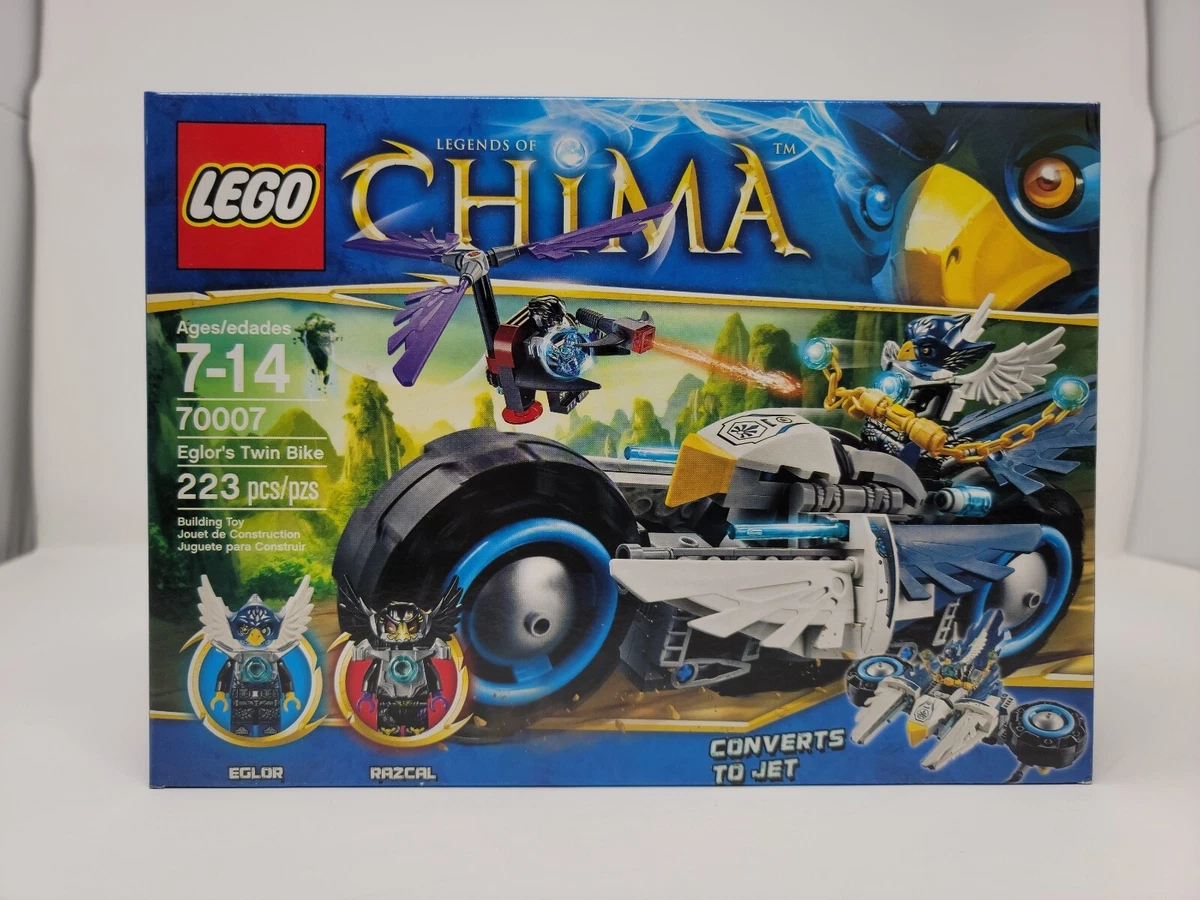 New Factory Sealed LEGO LEGENDS OF CHIMA Eglor s Twin Bike 70007