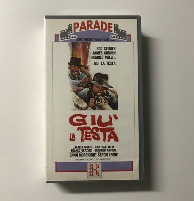 vhs giù la testa - SIGILLATA Sergio Leone