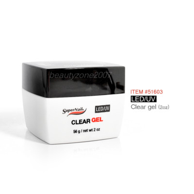 SuperNail LED/UV UV Gel Clear Gel 2oz #51603
