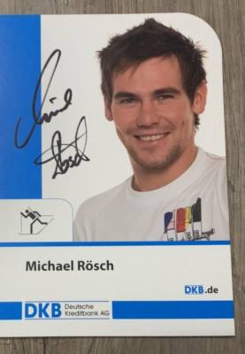 AUTOGRAPH BIATHLON - Michael ROSCH (Autograph Card 10x15cm)