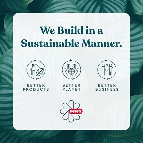 Keter Denali 200 galones resina caja de cubierta grande con paneles de doble pared 20 mm - dolor Foto 2 de 4