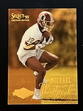 1995 Select Certified Mirror Gold #106 Michael Westbrook RC EX