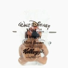 Kelloggs Disney Lion King Timon NEW Mini Bean Cereal Box Toy The Lion King 2001