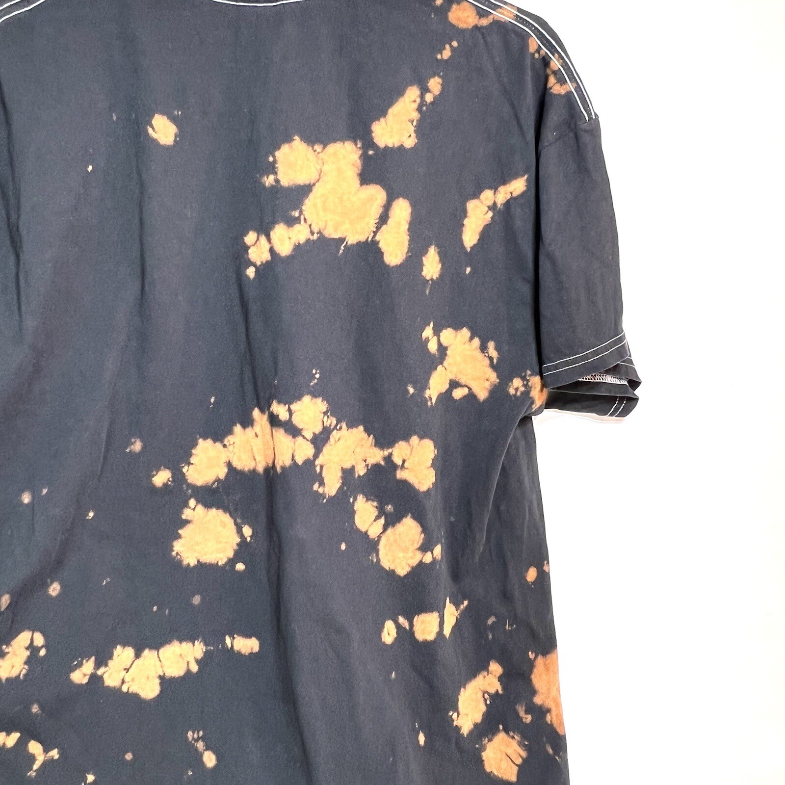 FILA T shirt grafica Death Row Records tie dye uomo taglia small Y2K