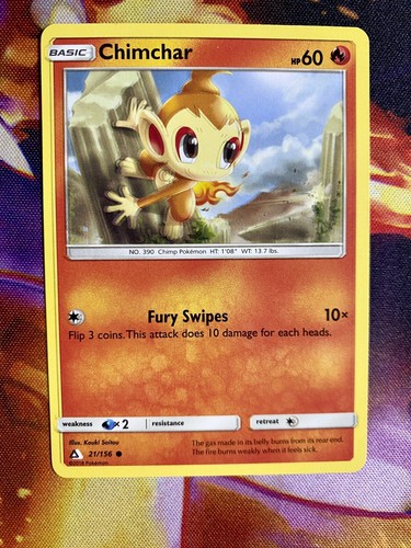 Chimchar Error Misprint Registration Error Blurry Text Double Print Pokemon Card | eBay