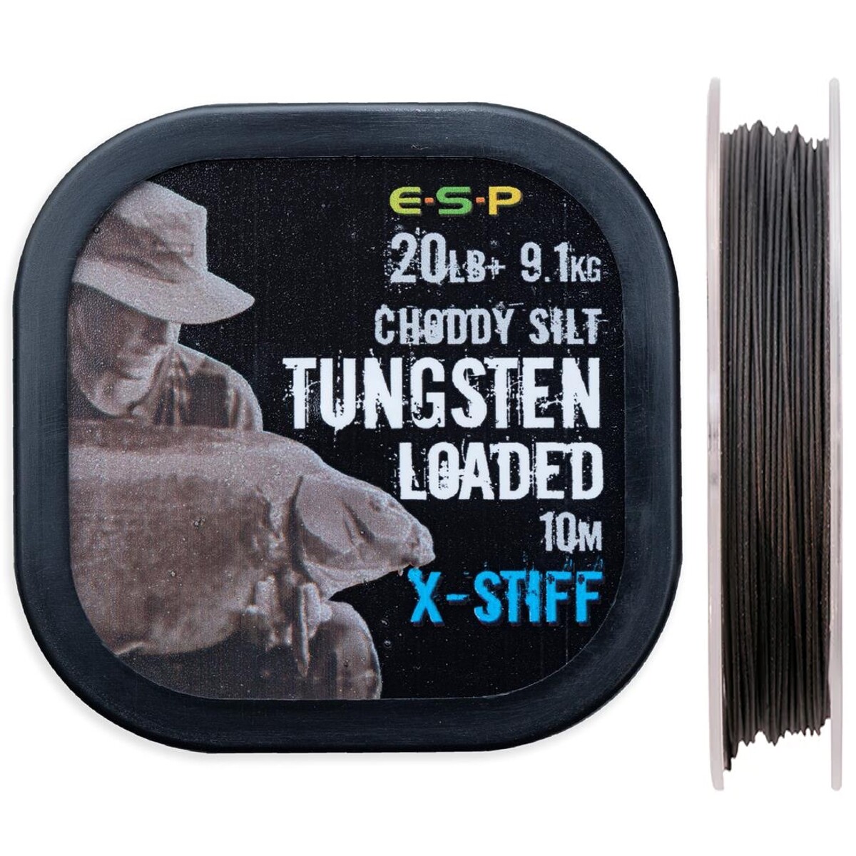 ESP Tungsten Loaded 20lb Braid X-Stiff Silt Fishing Rig Hooklink ELTL20CSXS