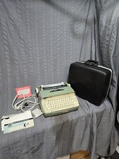 Smith-Corona Coronet Electric Green  typewriter Vintage Tested  thumbnail