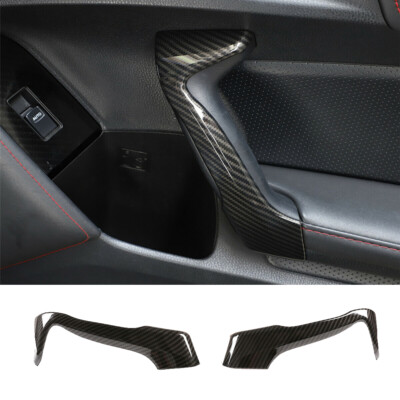 Carbon Fiber ABS Inner Door Handle For Toyota 86 Subaru BRZ 12-20 Scion FR-S