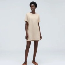 Everlane the weekend short sleeve t-shirt dress size: XS