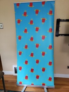 Retractable Roll Up Banner Stand - Standard Aluminum - ChurchPop Display 33x80