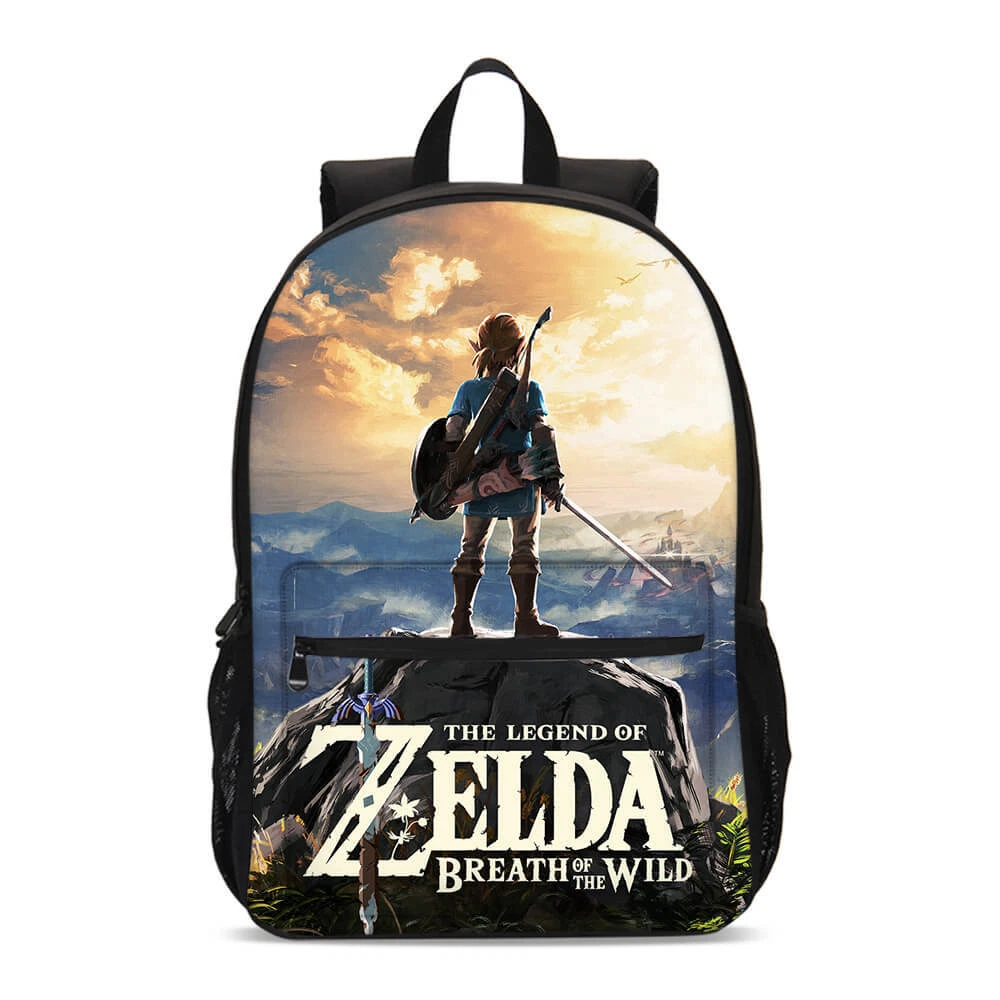 Legend of Zelda Game Link Students Backpack, School Bag, Back To School Gift