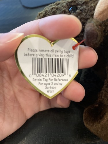 Beanie Babies Roam ERRORS 1998 TY Baby ORIGINAL OWNER Retired RARE BISON Toy - 第 8/8 張圖片