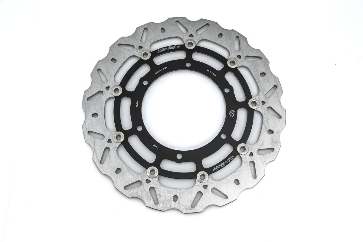 Moto-Master Nitro Series Front Brake Disc Black/Silver For Yam FJR  