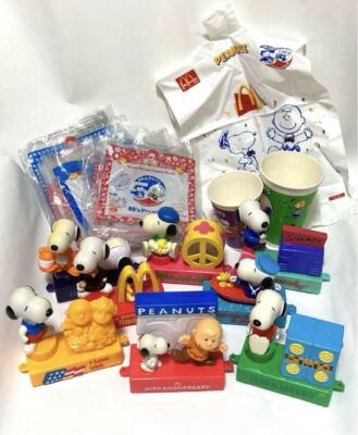 Snoopy McDonald's Happy Meal Complete Set Peanuts 50th Anniversary