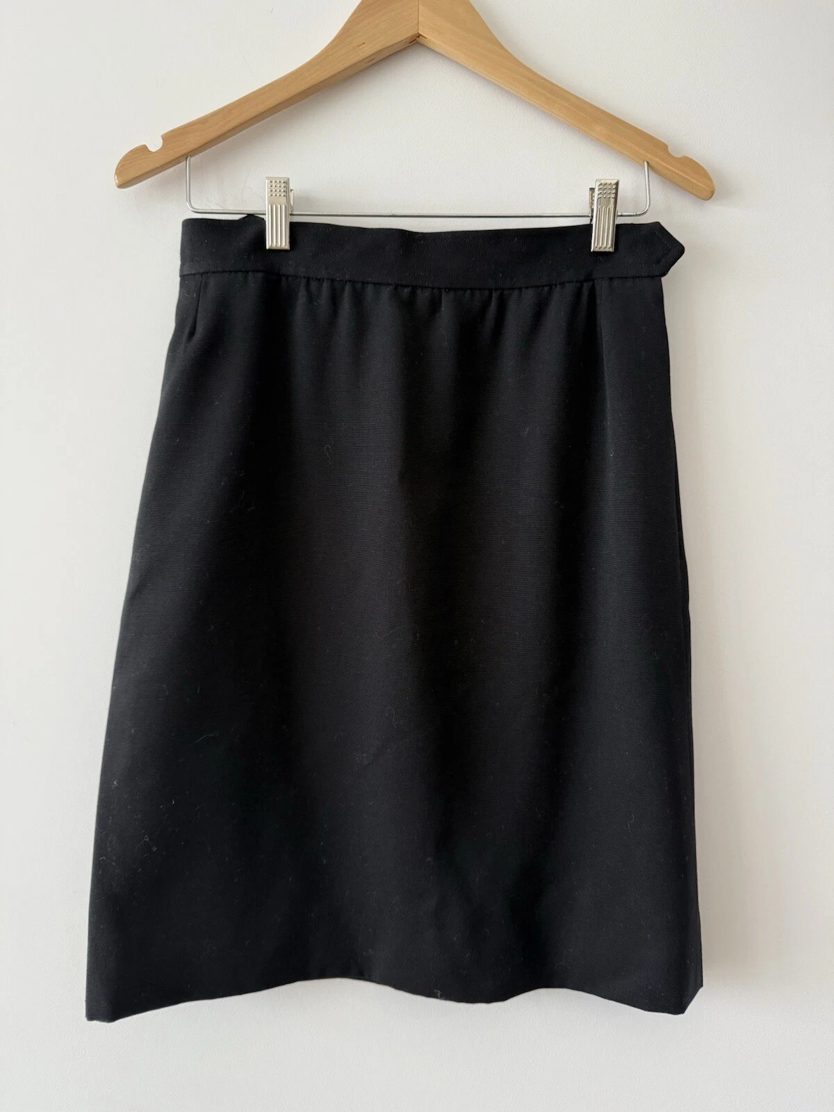 SAINT LAURENT (YSL) Abito donna Saint Laurent nero elegante anni 80 Taglia 38 Made in France YSL