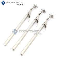 3 Amalgam Carrier Single Ended Surgical Dental Instruments