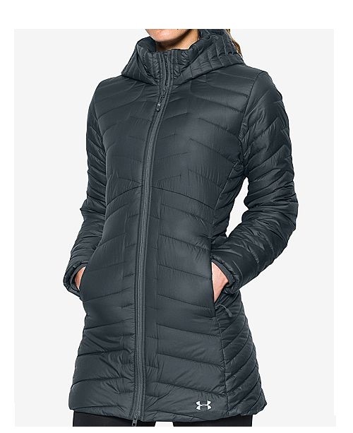 Under Armour Women Winter Down Hooded Jacket Coat Parka XS M L S