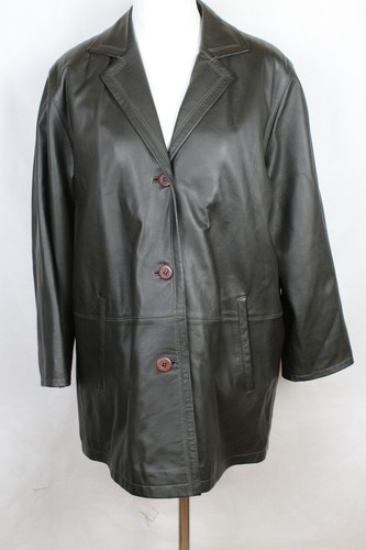 Julia S. Roma Leather Jacket Women Gr 