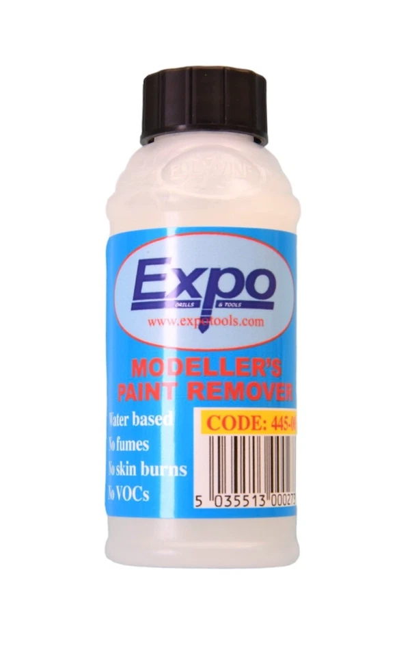 EXPO LACKENTFERNER ENTFERNT ACRYL- & EMAILLELLACKEN AUS KUNSTSTOFF-KITS DRUCKGUSSAUTOS USW.