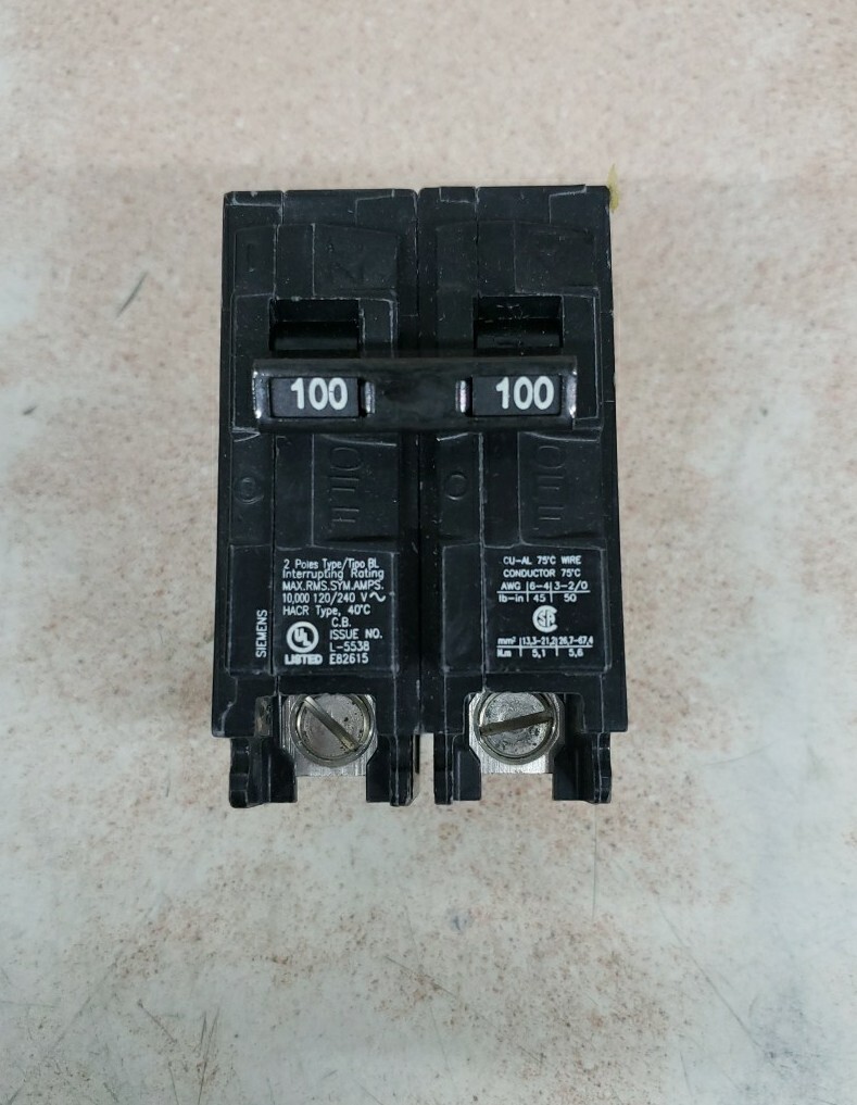 Multi-family Metering Breaker Siemens 125A Circuit Breaker - 4 Pole QPP  Type For Electrical Panels QPP Type Circuit Breaker