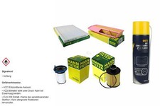 MANN-FILTER Inspektionspaket MANNOL Klimareiniger für Opel Combo Kasten/Kombi