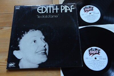EDITH PIAF Le Droit D'Aimer 2 LP Pathe C 176-14.960 gatefold