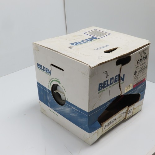 Belden 1872A 002A1000 23 AWG 4 Pair Cat 6 Bonded Pair Communications Cable 184' - Picture 3 of 10
