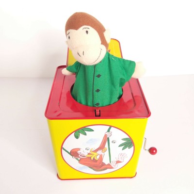 Curious George Jack in the Box Vintage 1995 More Fun From Schylling | eBay