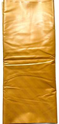 African Bazin (Brocade) Fabric - Gold ''Ribbon'', Per Yard